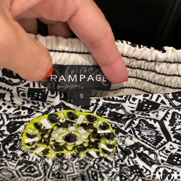 Rampage bustier-like top with padded cups. Size small . - Picture 4 of 4